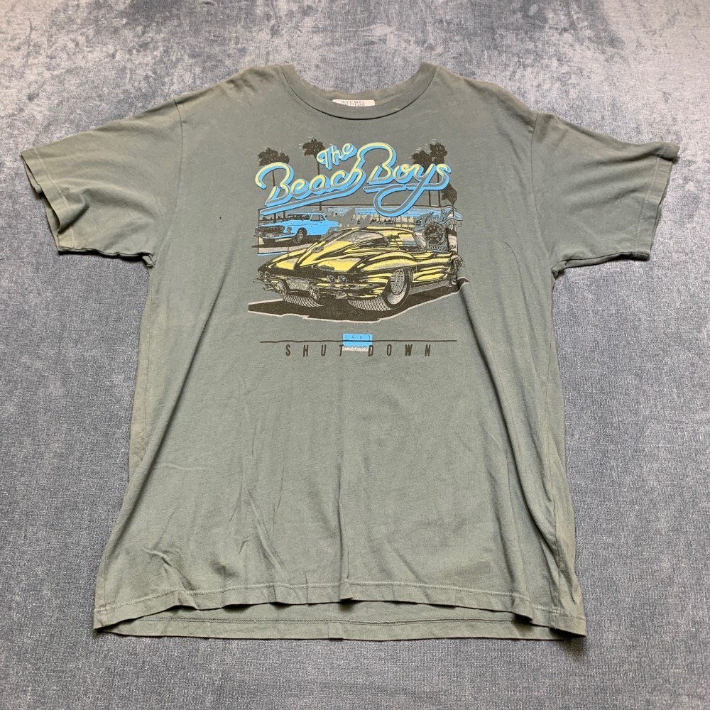 Daydreamer x Rock & Roll Hall Of Fame Beach Boy T Shirt Women 2X Green Graphic